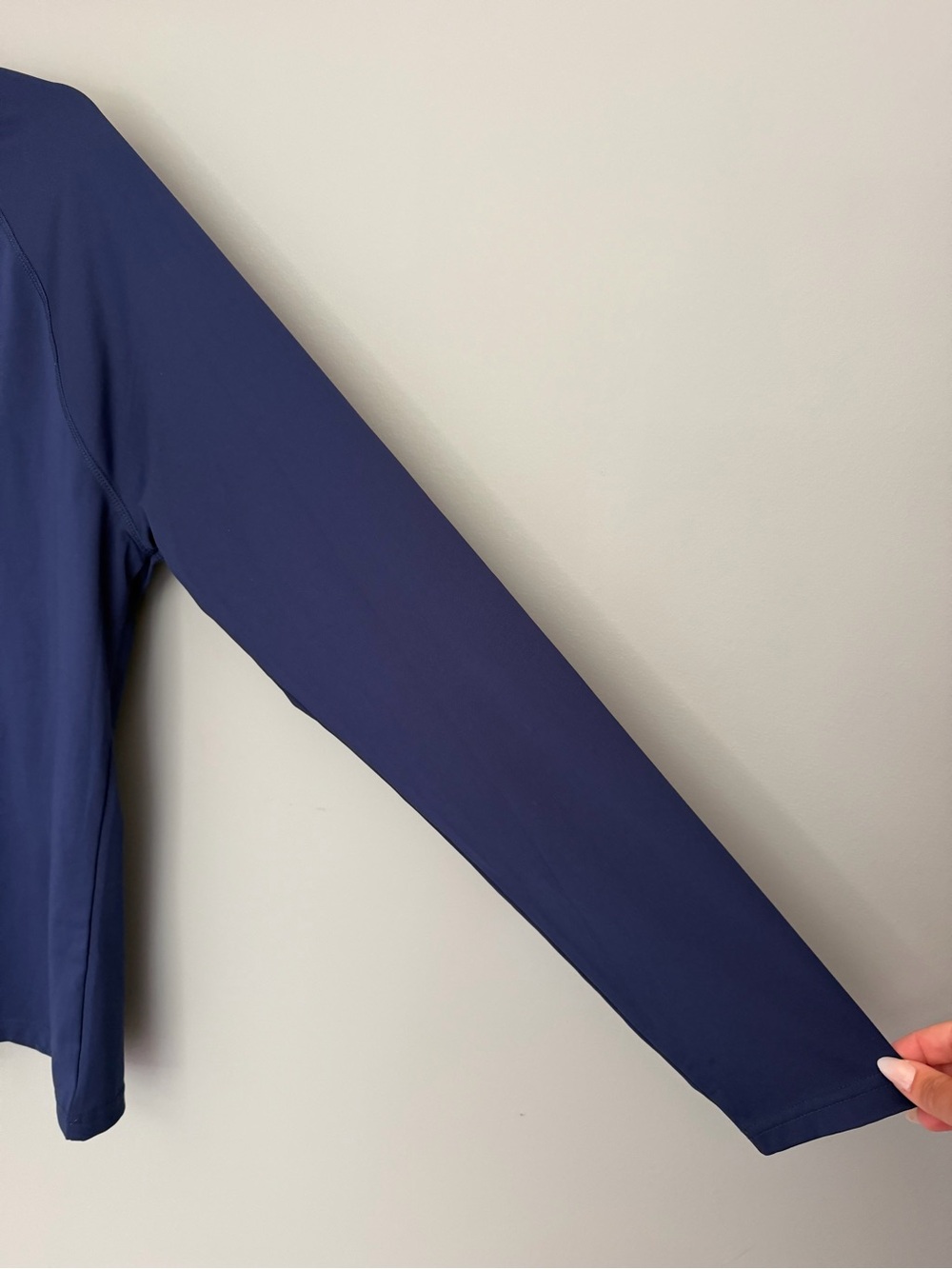 Fair Harbor Anchor Sun Protection 50 Navy Blue Swim Rash Guard Long Sleeve Shirt - Picture 8 of 17